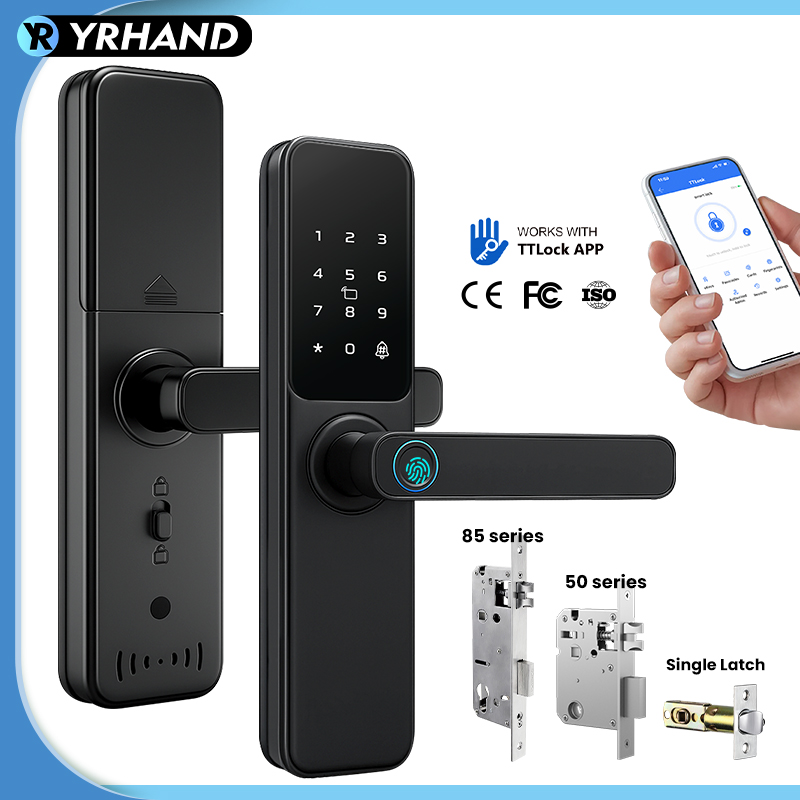 Home Security Door Lock - Bluetooth TTLock App Fingerprint Lock Cerradura