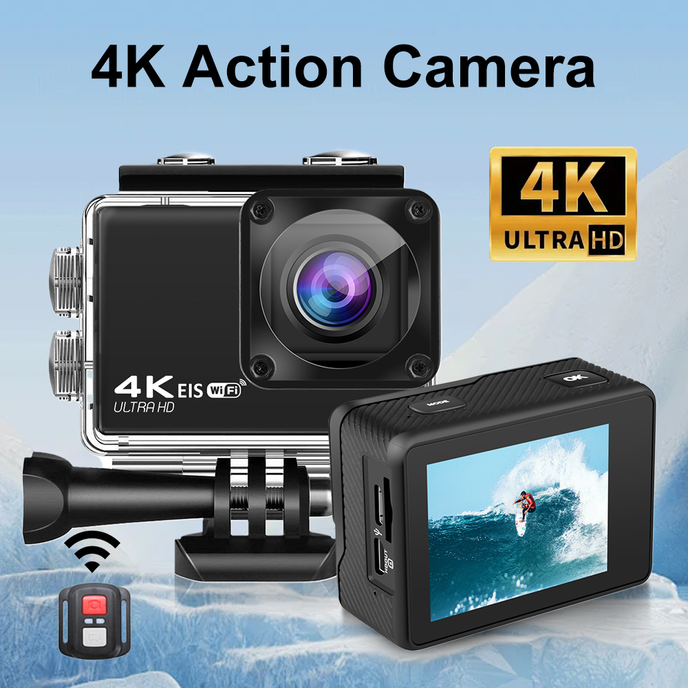 Ip Camera Outdoor 4K - 4K/60fps Action Camer 24MP Wi-Fi 2