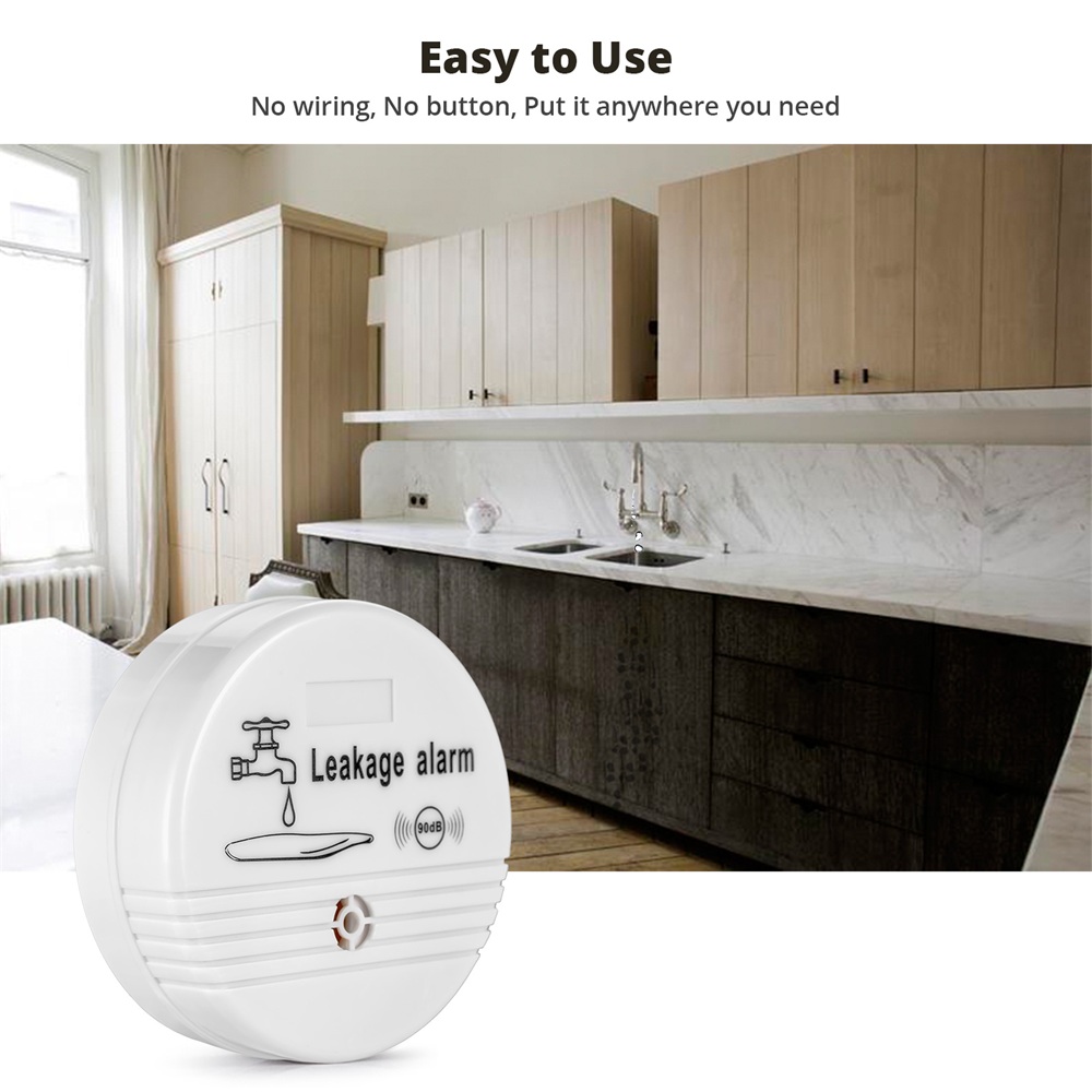 Home Security Tools - Fuers Water Leak Detector Alarm Sensitive