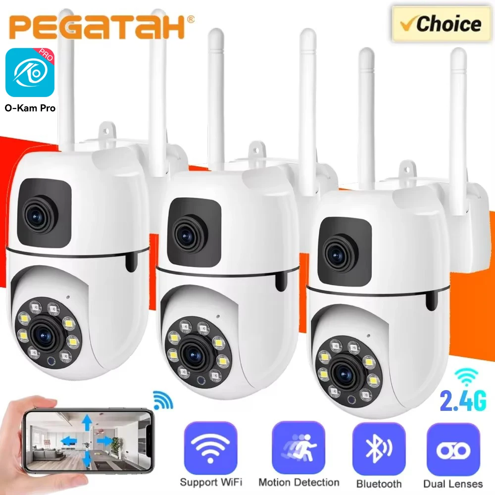 Ip Camera Outdoor 4K - 4K 8MP WiFi Surveillance Cameras Dual