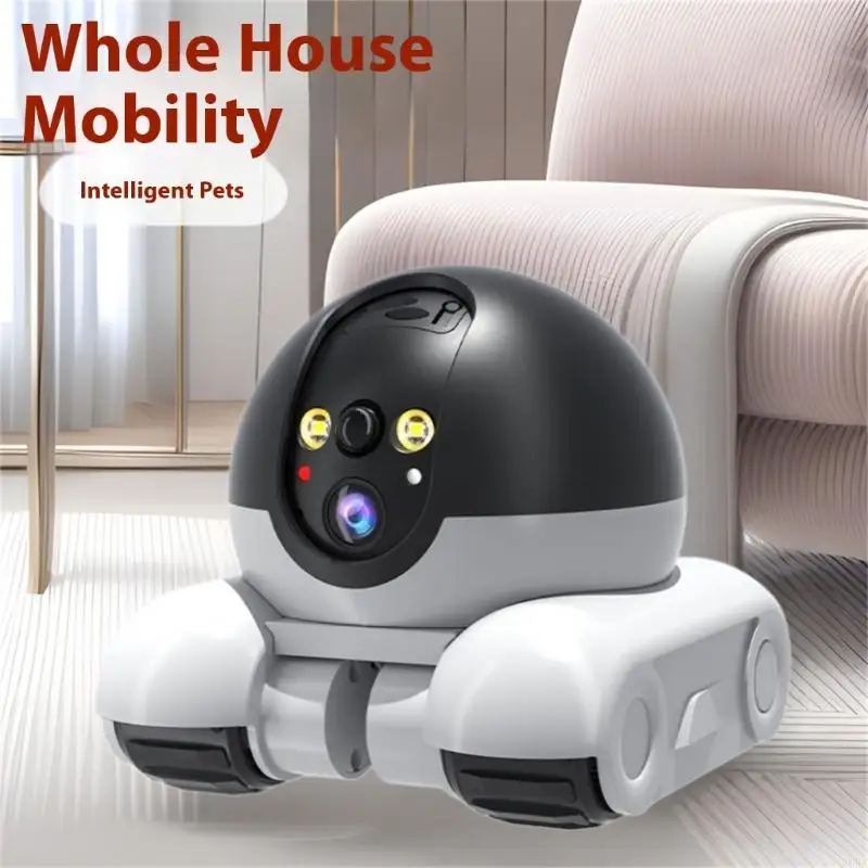 Home Security Tech - 360 Degree Rotating Pet Camera with