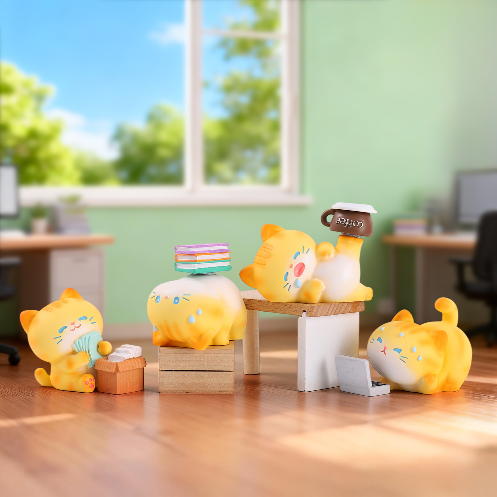 Blind Box Cartoon Orange Cat R - Home Security Box reseña y precio