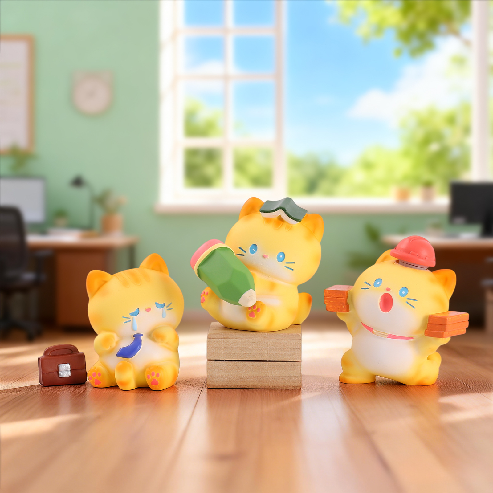 Blind Box Cartoon Orange Cat R - Home Security Box reseña y precio