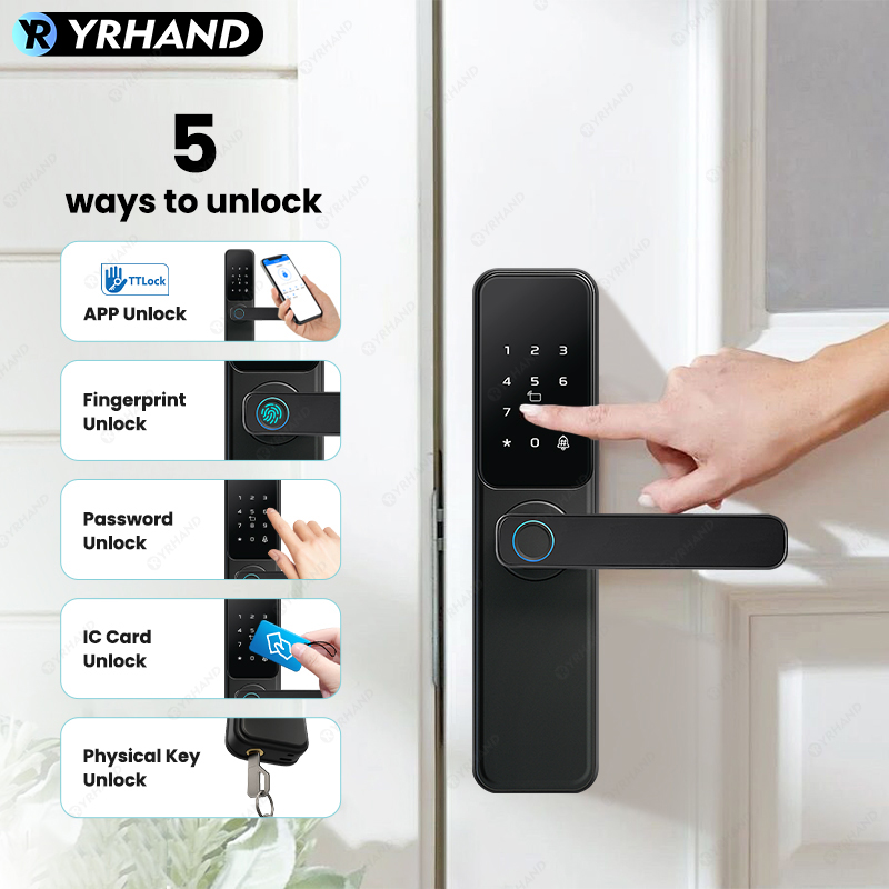 Bluetooth TTLock App Fingerpri - Home Security Door Lock reseña y precio