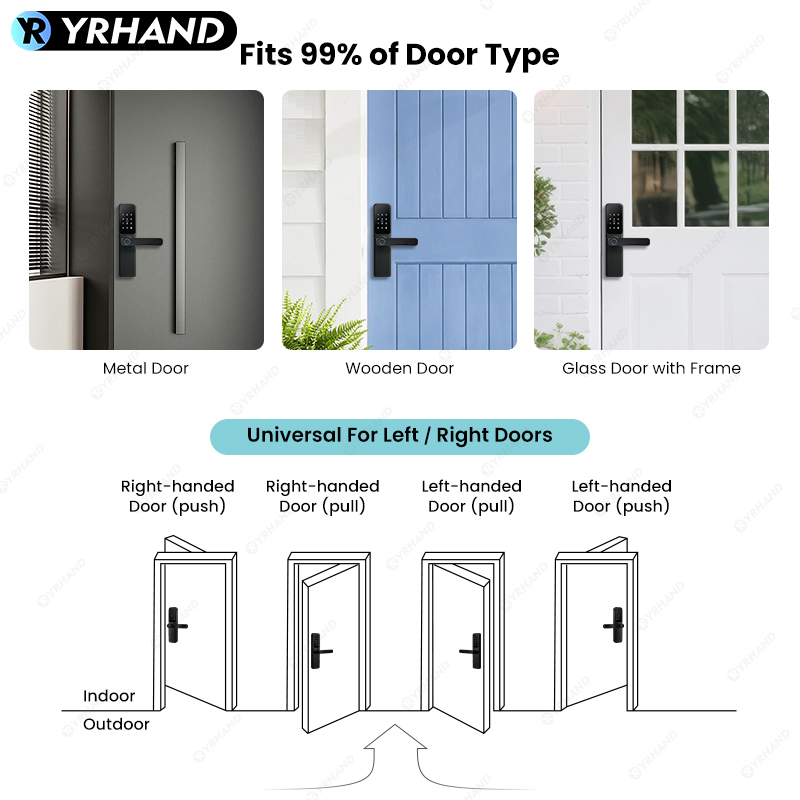 Bluetooth TTLock App Fingerpri - Home Security Door Lock reseña y precio