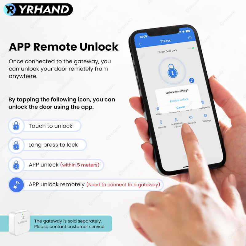 Bluetooth TTLock App Fingerpri - Home Security Door Lock reseña y precio