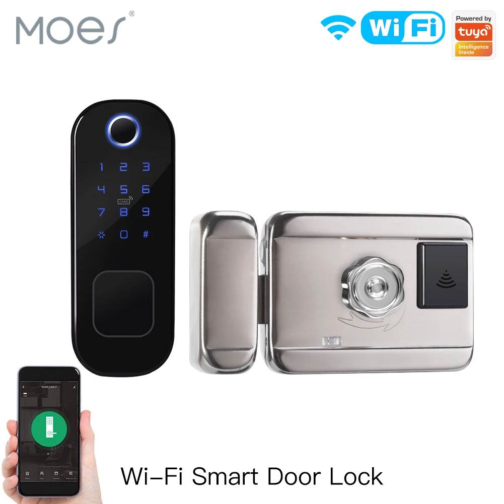 MOES WiFi Tuya Smart Lock Door - Home Security Door Lock reseña y precio
