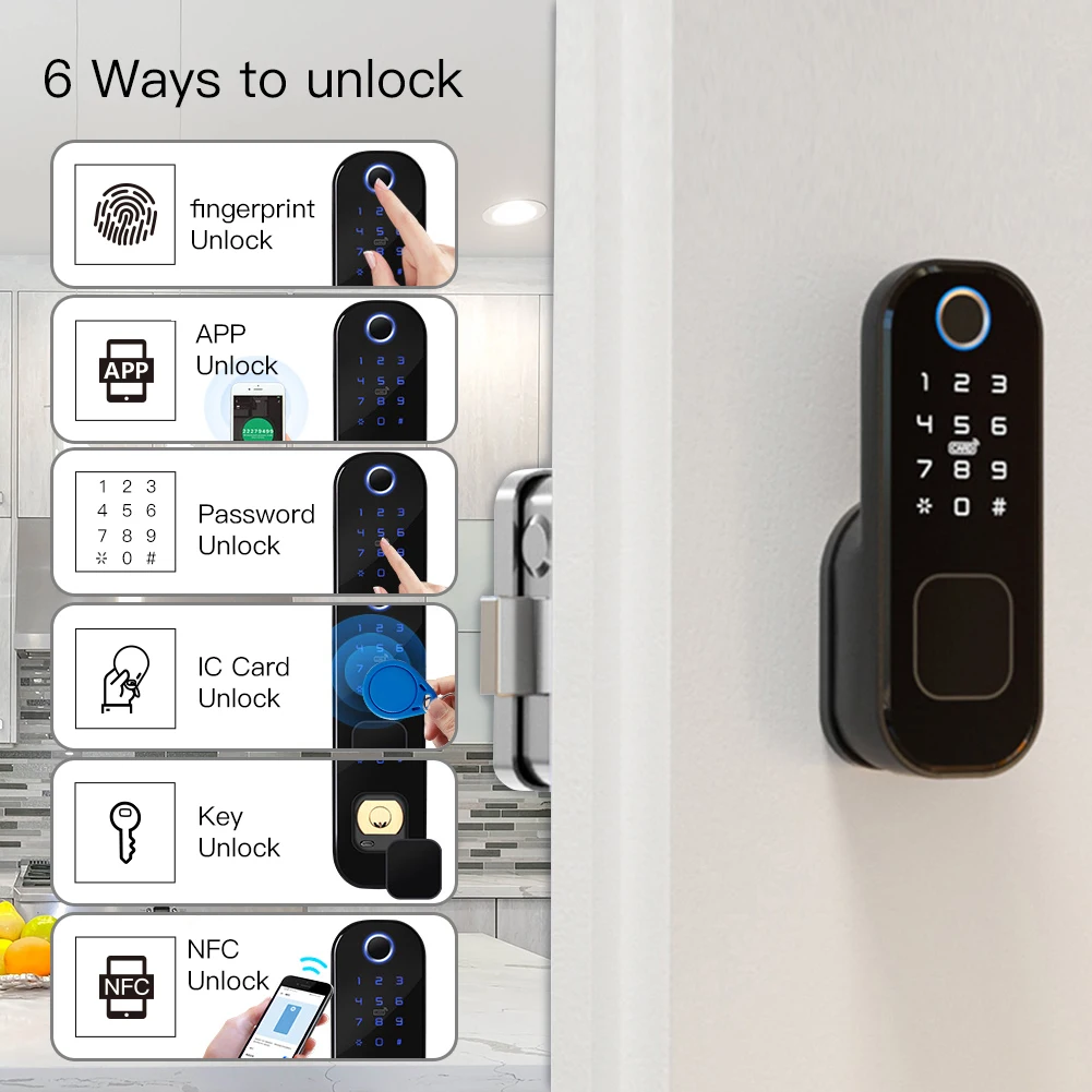 MOES WiFi Tuya Smart Lock Door - Home Security Door Lock reseña y precio
