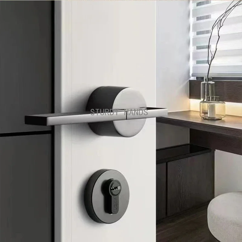 Zinc alloy indoor key lock mod - Home Security Door Lock reseña y precio