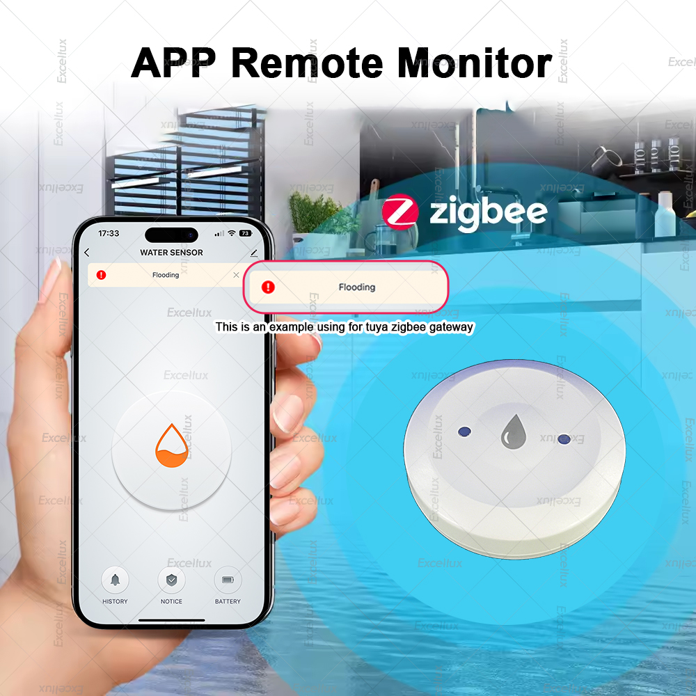 Zigbee Water Detector Leakage  - Home Security Tools reseña y precio