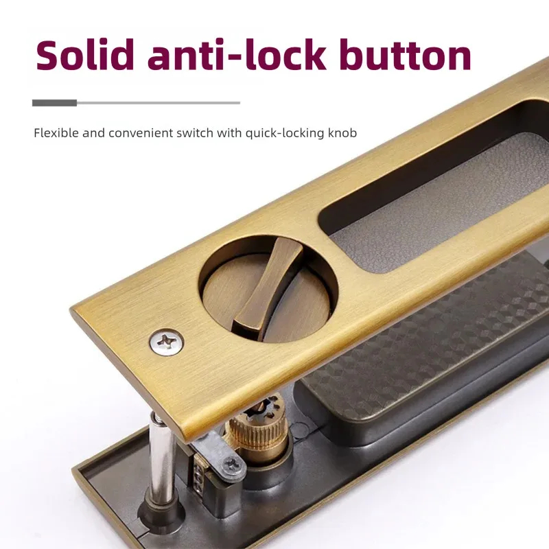 Durable Black Hook Sliding Doo - Home Security Door Lock reseña y precio