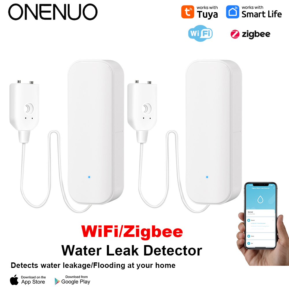 WiFi or Zigbee Water Leak Sens - Home Security Alarm System reseña y precio