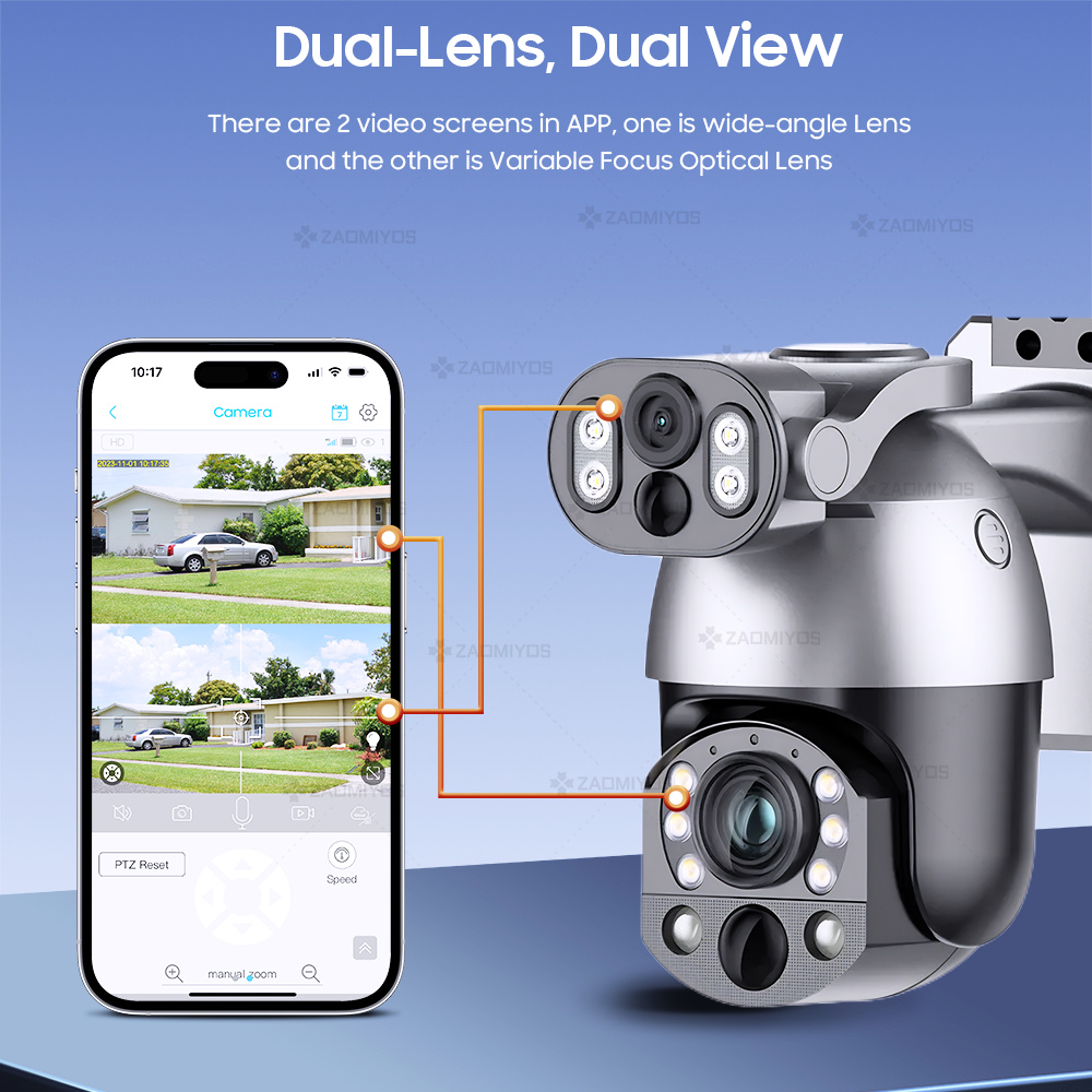 4K 50X ZOOM 10MP Solar Camera  - Ip Camera Outdoor 4K reseña y precio