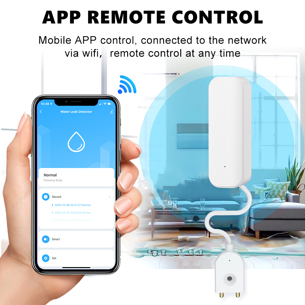 WiFi/Zigbee Water Sensor Tuya  - Home Security Alarm System reseña y precio