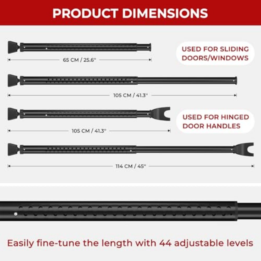 Heavy-Duty Sliding Glass Door  - Home Security Jammers reseña y precio