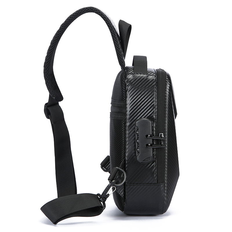 Men Sling Bag Security Lock Ca - Home Security Box reseña y precio