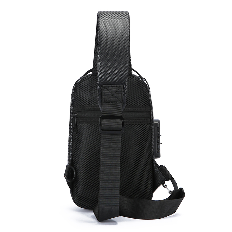 Men Sling Bag Security Lock Ca - Home Security Box reseña y precio