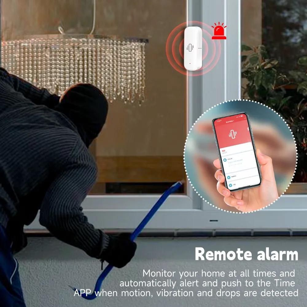 Smart ZigBee Vibration Sensor  - Home Security Tools reseña y precio