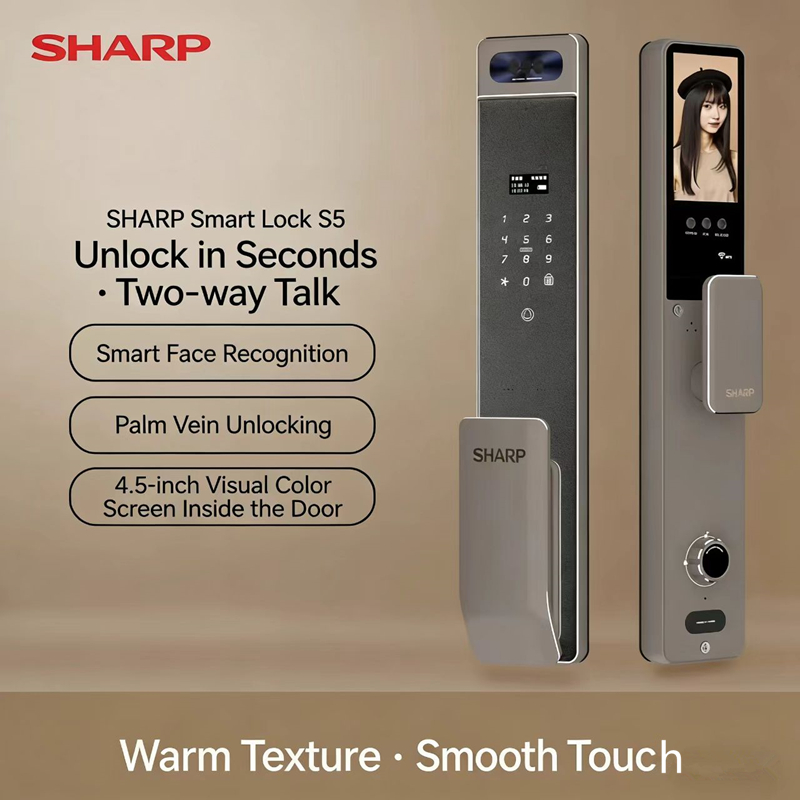 Sharp S5-FV Fully Automatic Sm - Home Security Door Lock reseña y precio