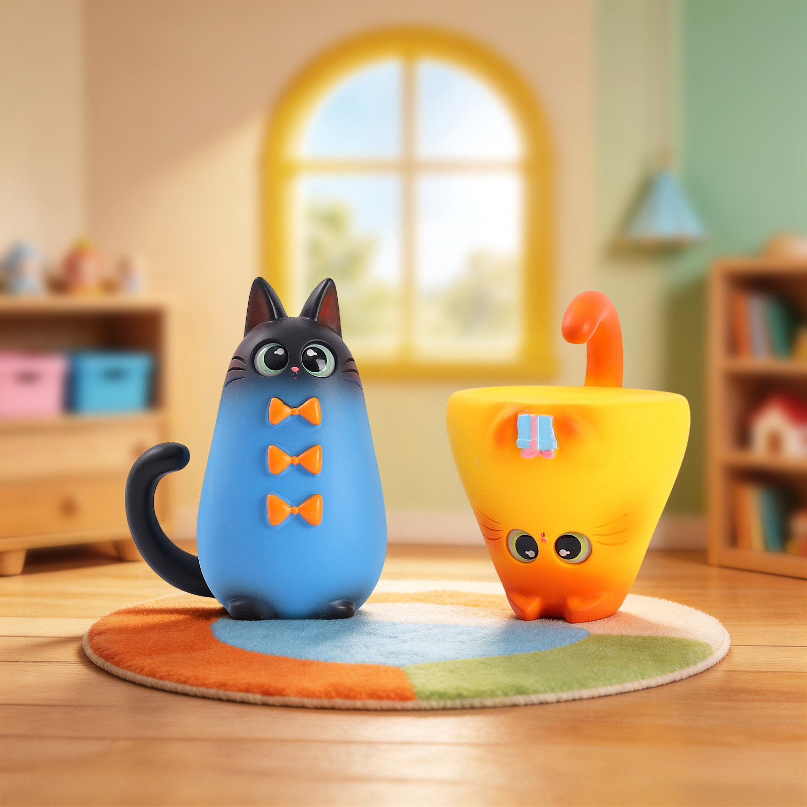 Blind Box Cat Figurine Resin C - Home Security Box reseña y precio