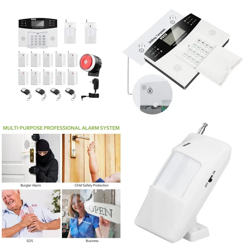 House Burglar Alarm Kit Auto D - Home Security Alarm System reseña y precio