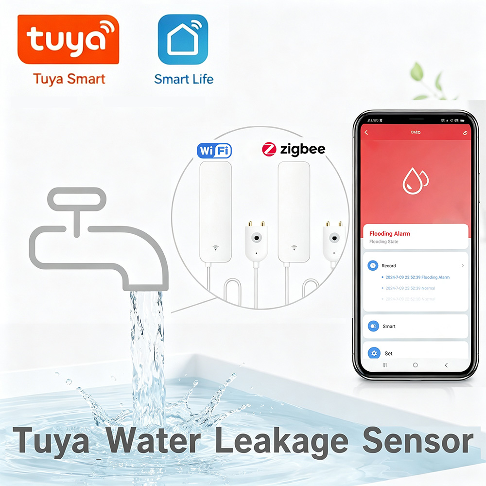ZigBee WiFi Water Leak Sensor  - Home Security Tools reseña y precio