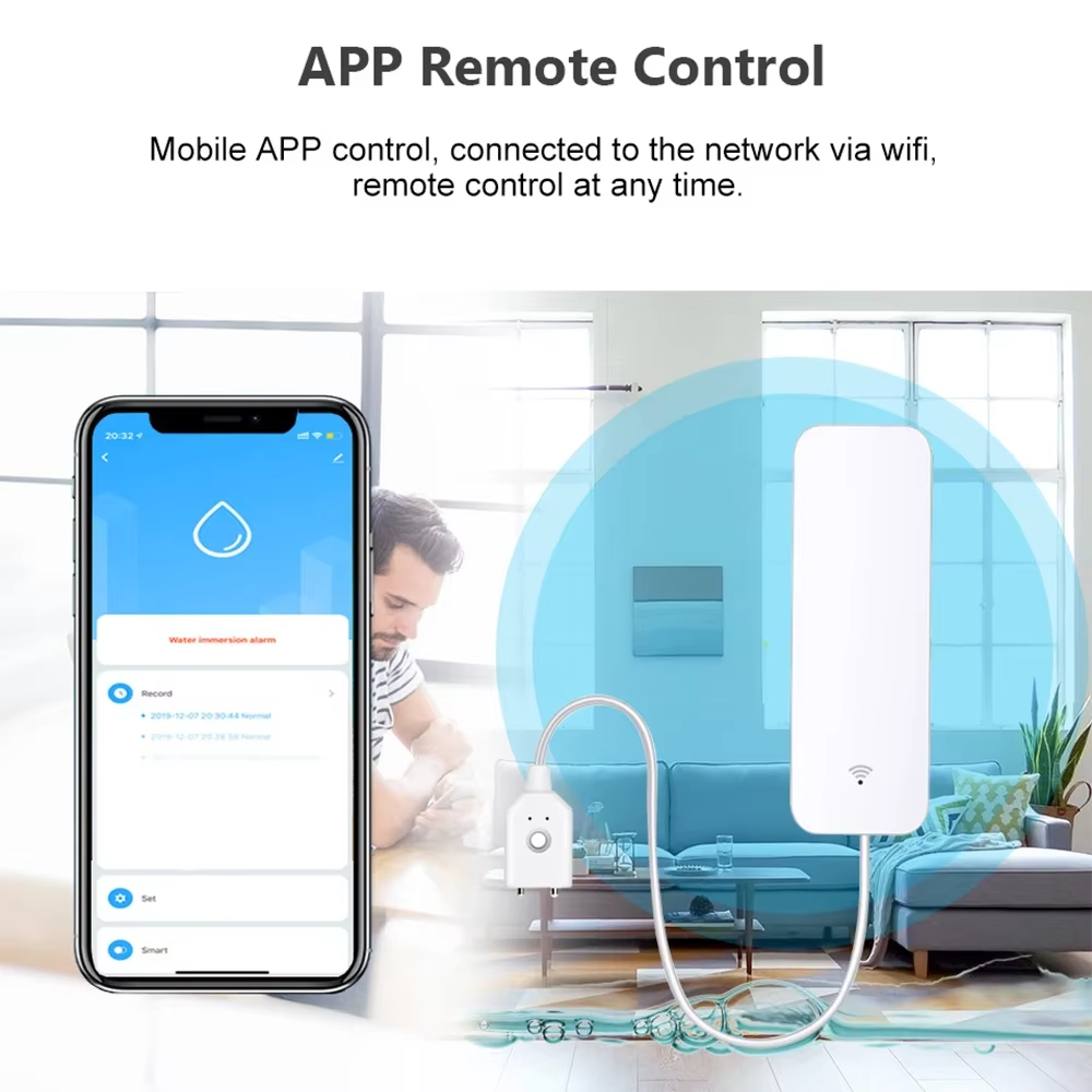 ZigBee WiFi Water Leak Sensor  - Home Security Tools reseña y precio