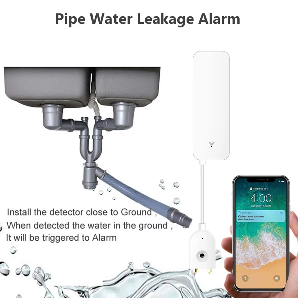 ZigBee WiFi Water Leak Sensor  - Home Security Tools reseña y precio