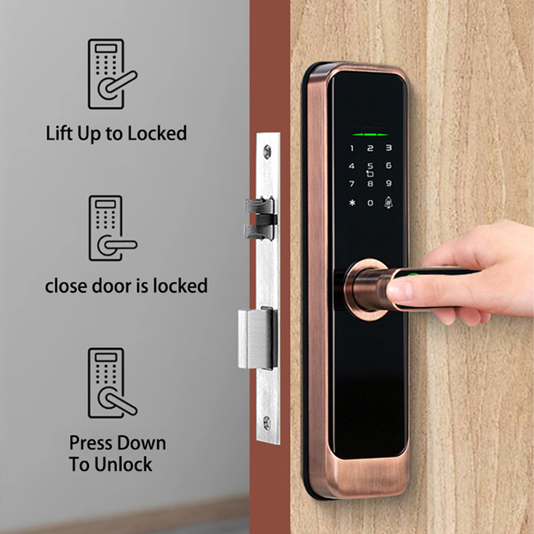 Digital Smart Doorlock Passcod - Home Security Door Lock reseña y precio