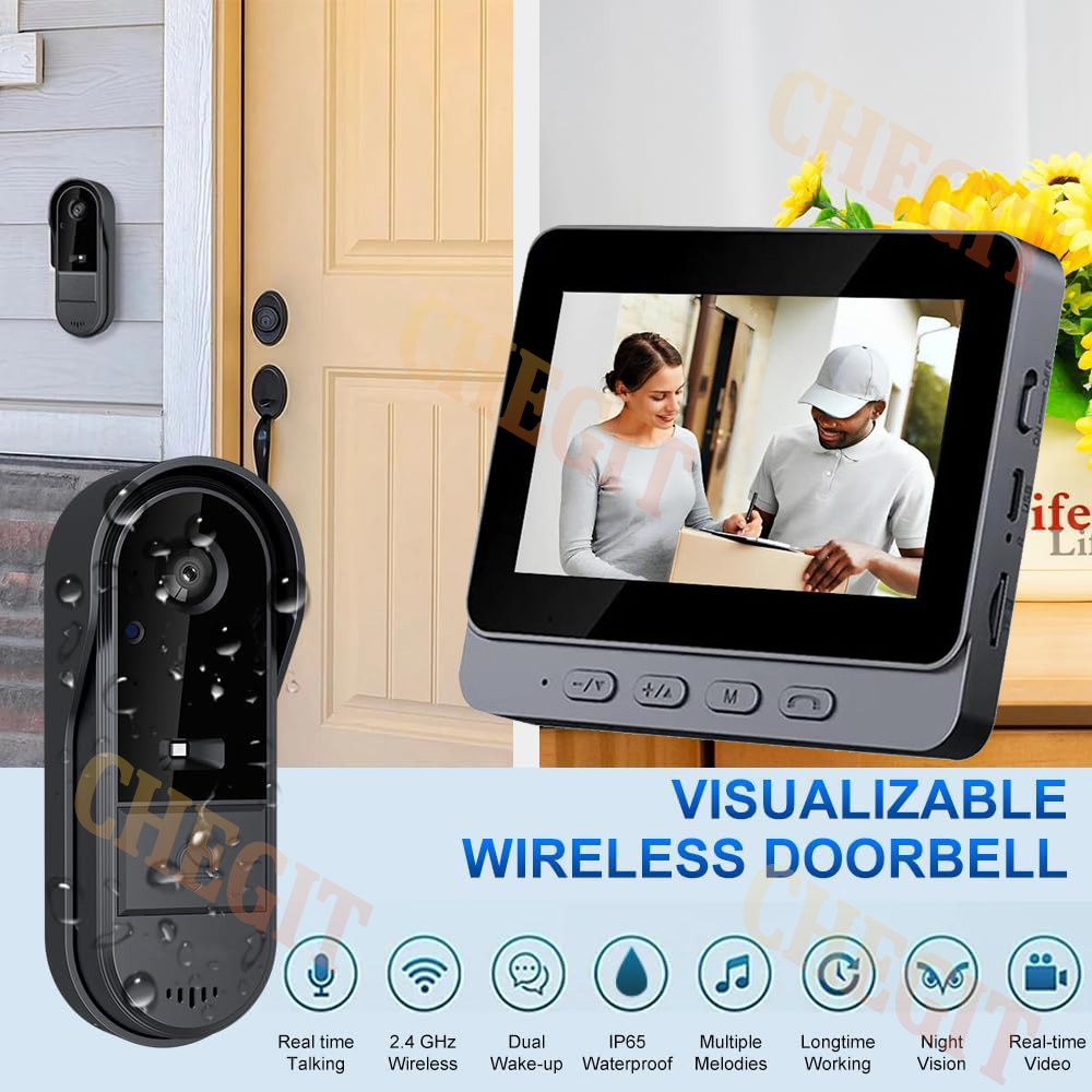 Wireless Wifi Doorbell Camera  - Home Security Tech reseña y precio