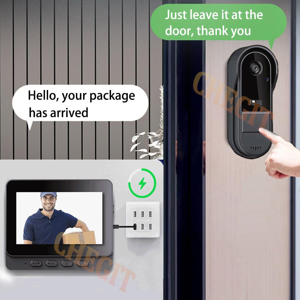 Wireless Wifi Doorbell Camera  - Home Security Tech reseña y precio