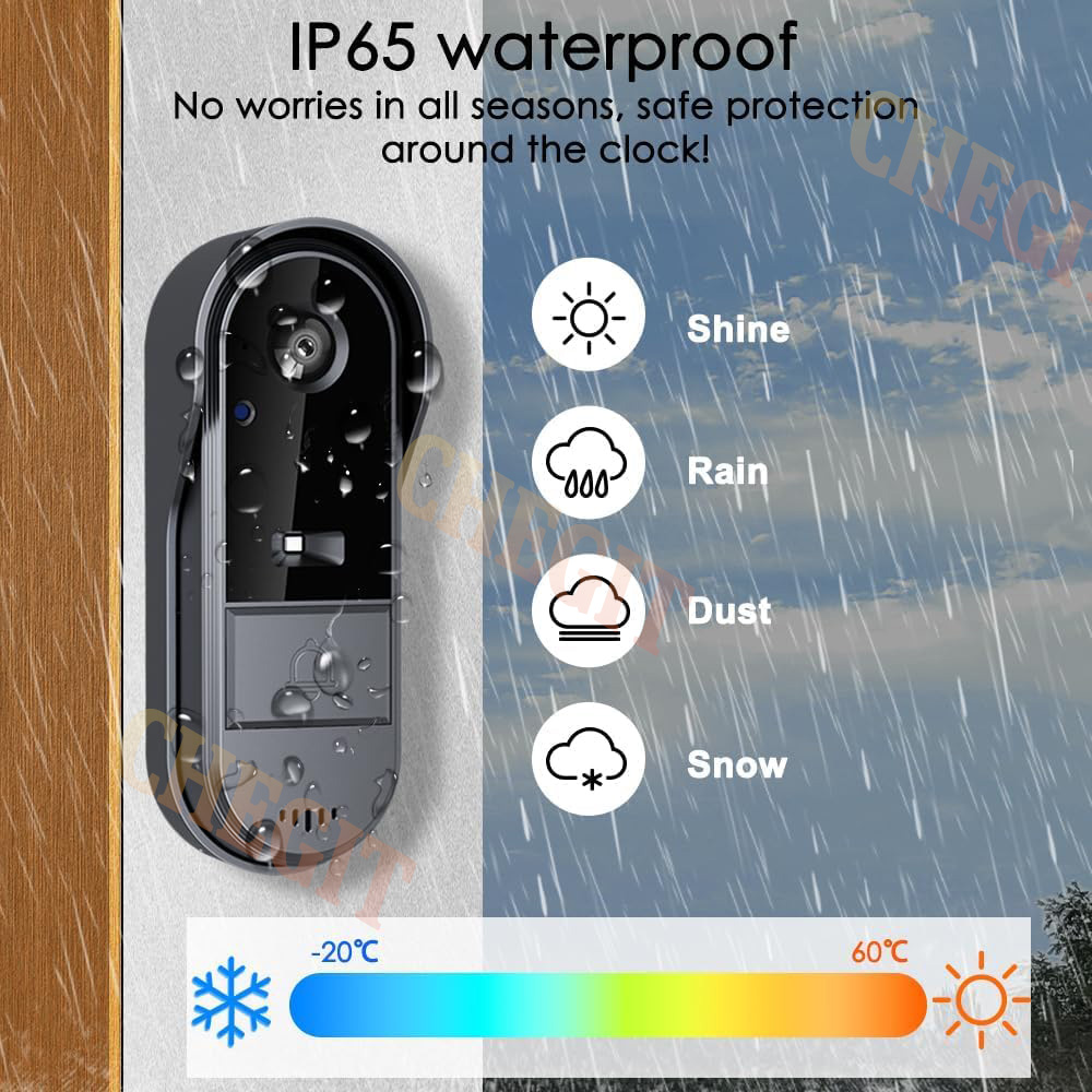 Wireless Wifi Doorbell Camera  - Home Security Tech reseña y precio