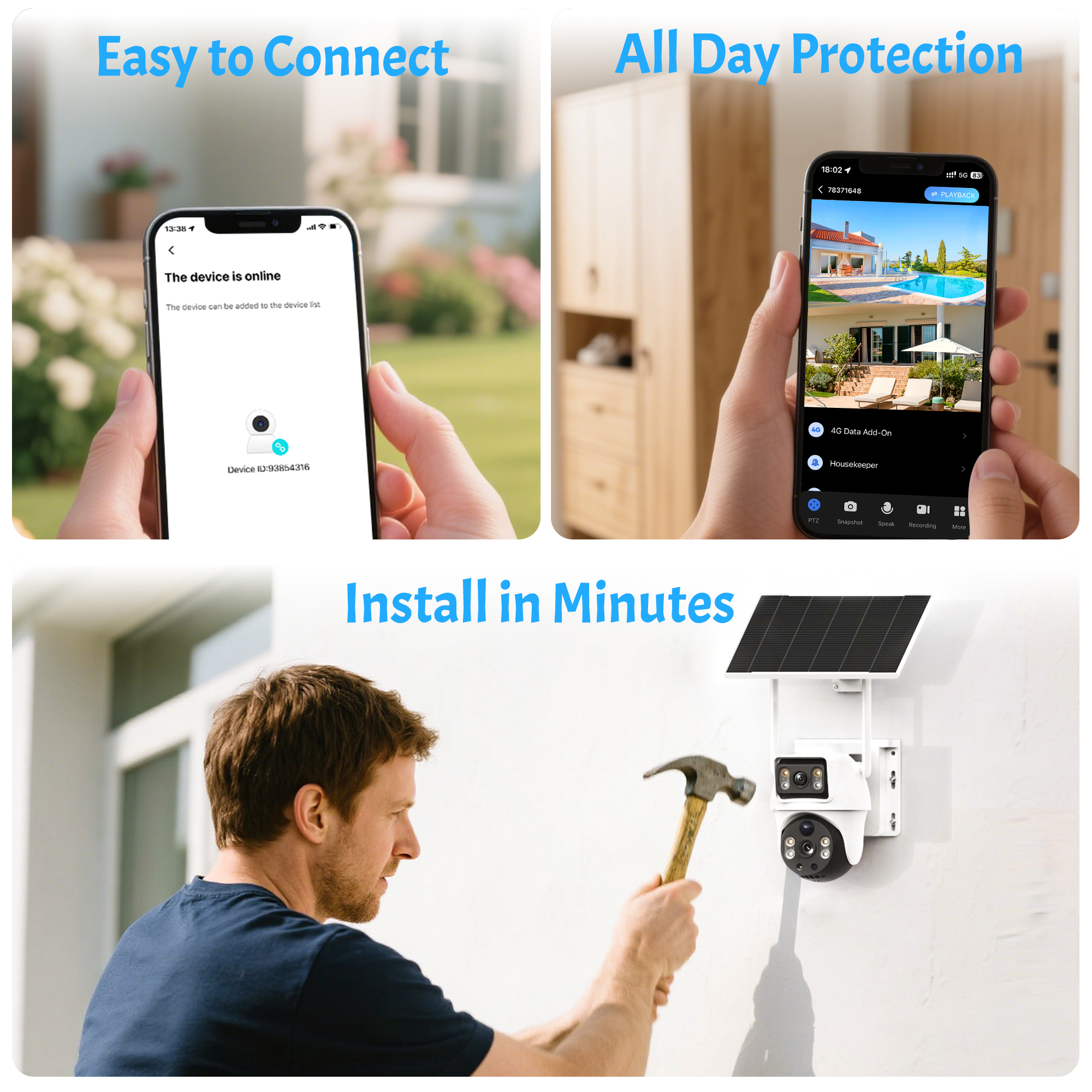 XIAOVV 8MP Solar Camera 4G SIM - Ip Camera Outdoor 4K reseña y precio