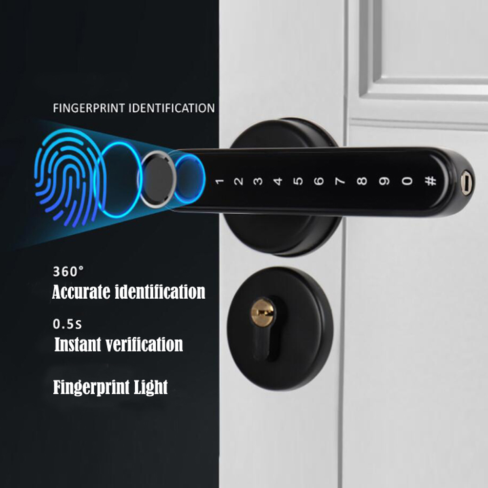 TTLock Smart Bluetooth Fingerp - Home Security Door Lock reseña y precio