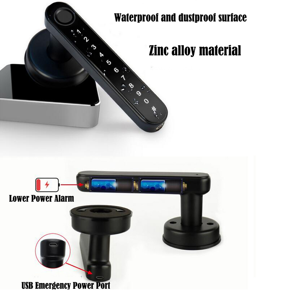 TTLock Smart Bluetooth Fingerp - Home Security Door Lock reseña y precio