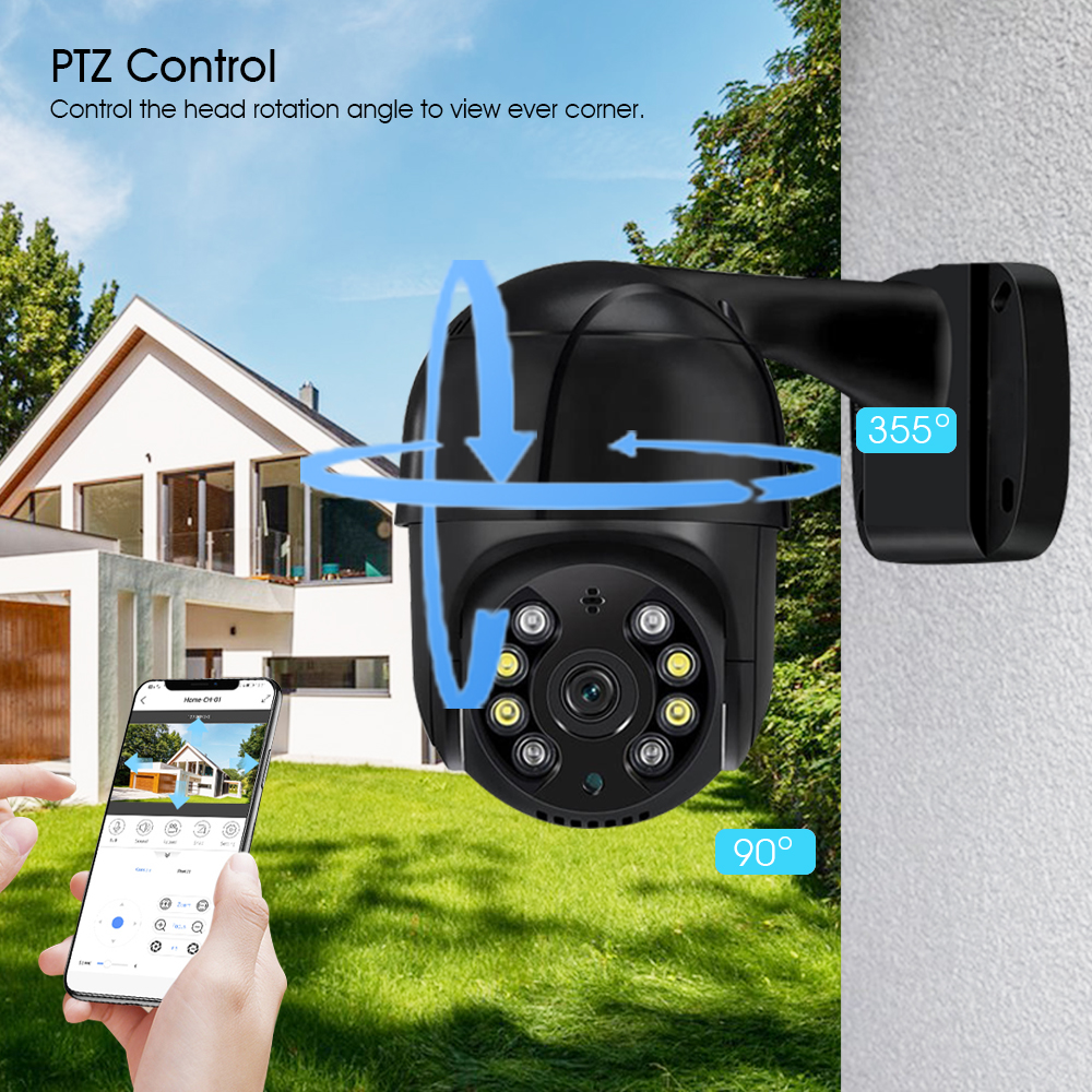 8CH 4K PTZ Security Camera Sys - Ip Camera Outdoor 4K reseña y precio