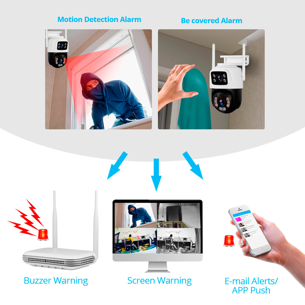 KERUI Waterproof 6MP HD Wirele - Home Security Tools reseña y precio