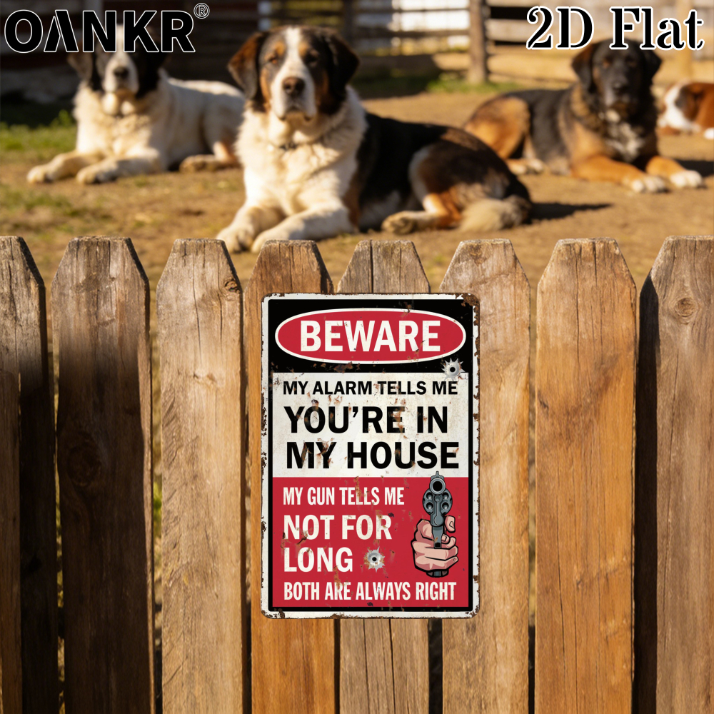 Beware Funny Security Metal Ti - Home Security In My Area reseña y precio
