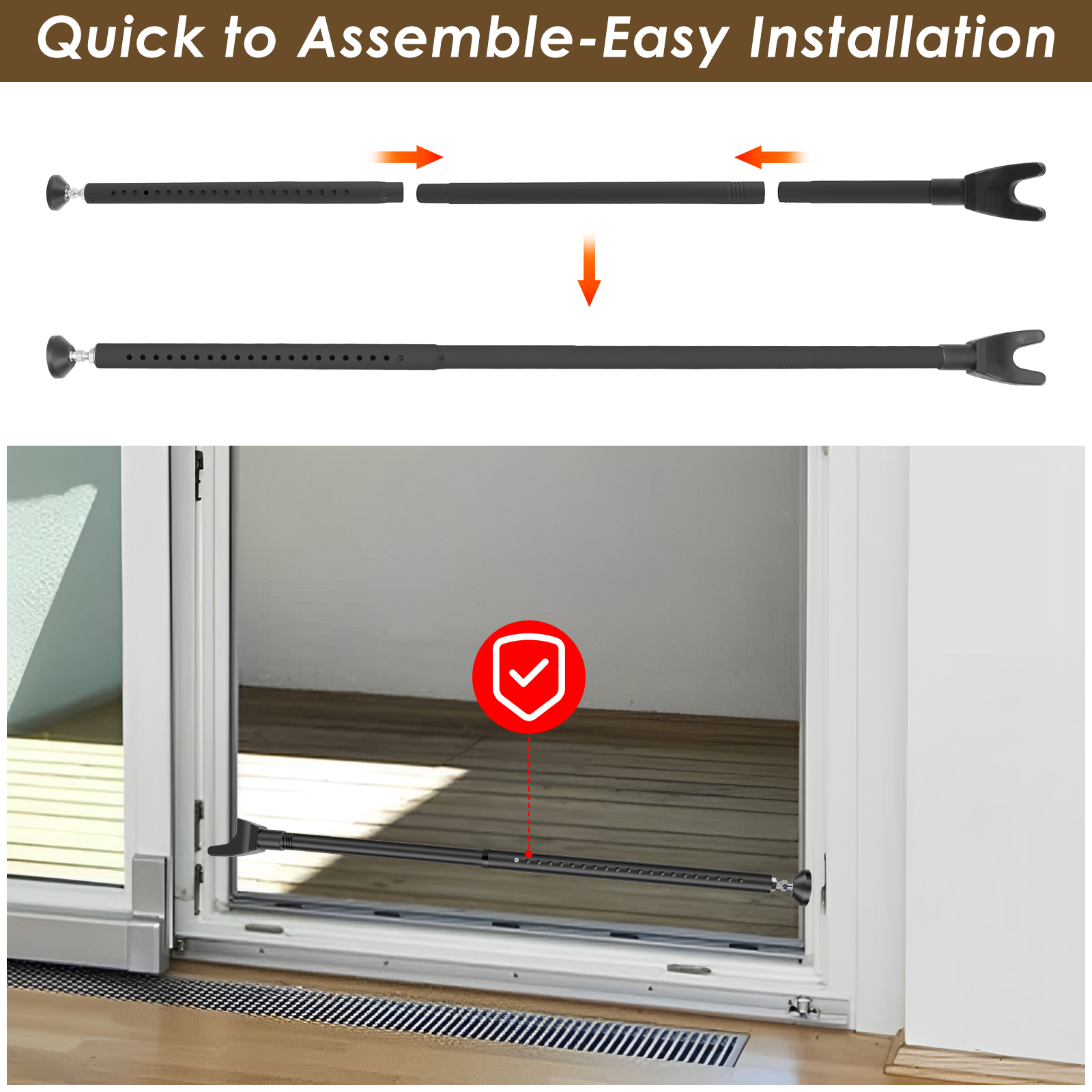 Door Security Bar 44-55 Inch A - Home Security Jammers reseña y precio