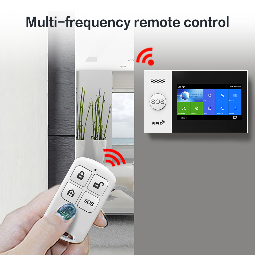 HIVA PF-50 Wireless 433MHz Rem - Home Security Alarm System reseña y precio