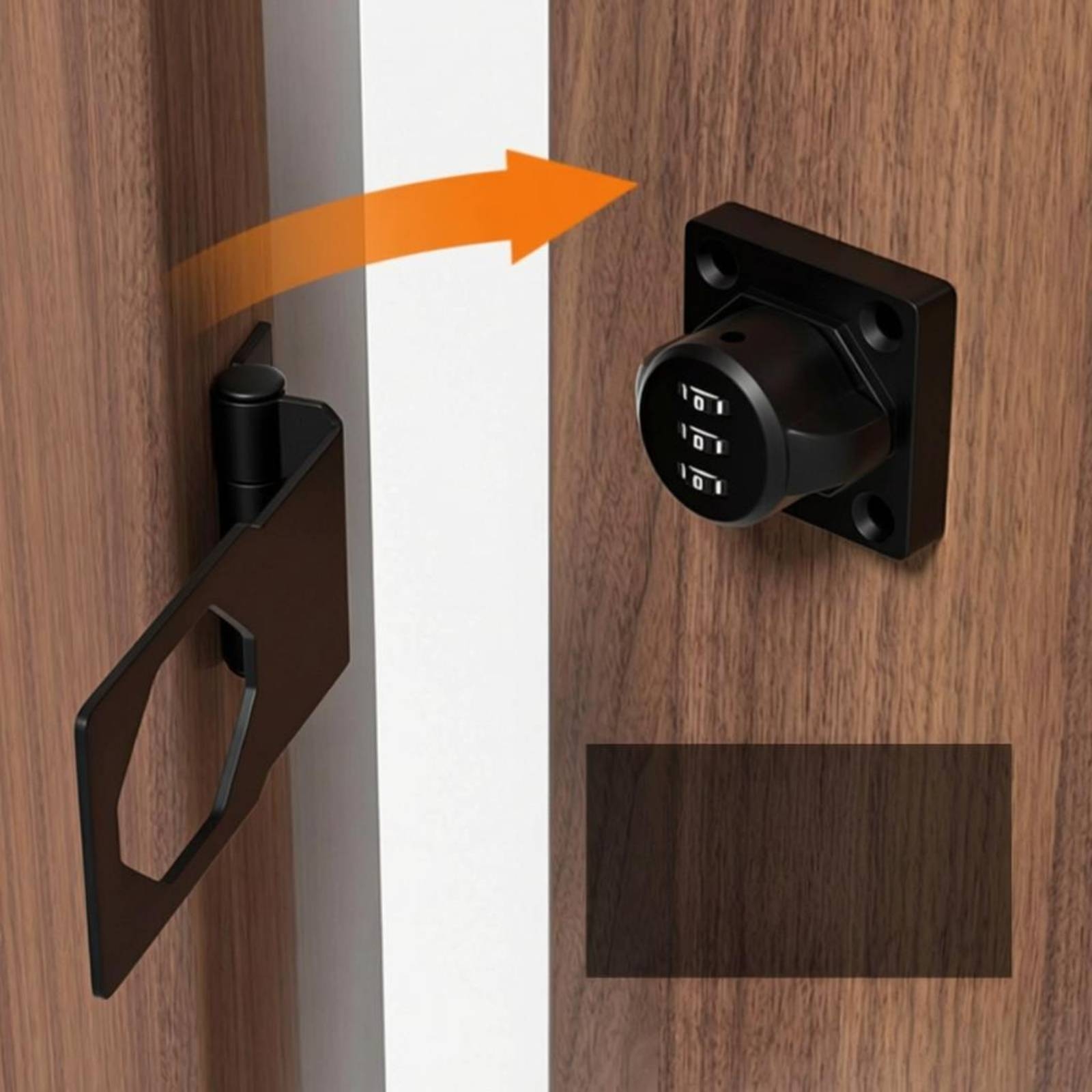 Combination Door Latch Lock Pa - Home Security Door Lock reseña y precio