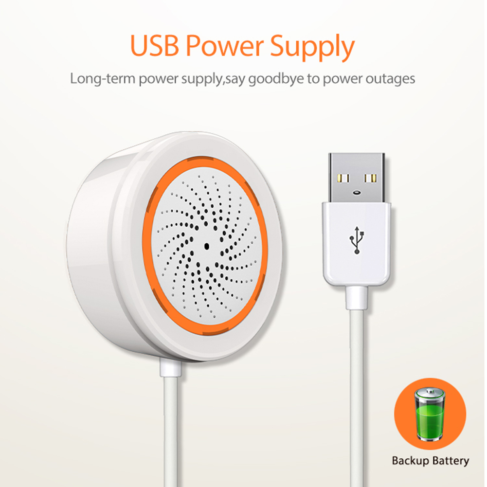 Tuya Zigbee Sound Light Sensor - Home Security Alarm System reseña y precio