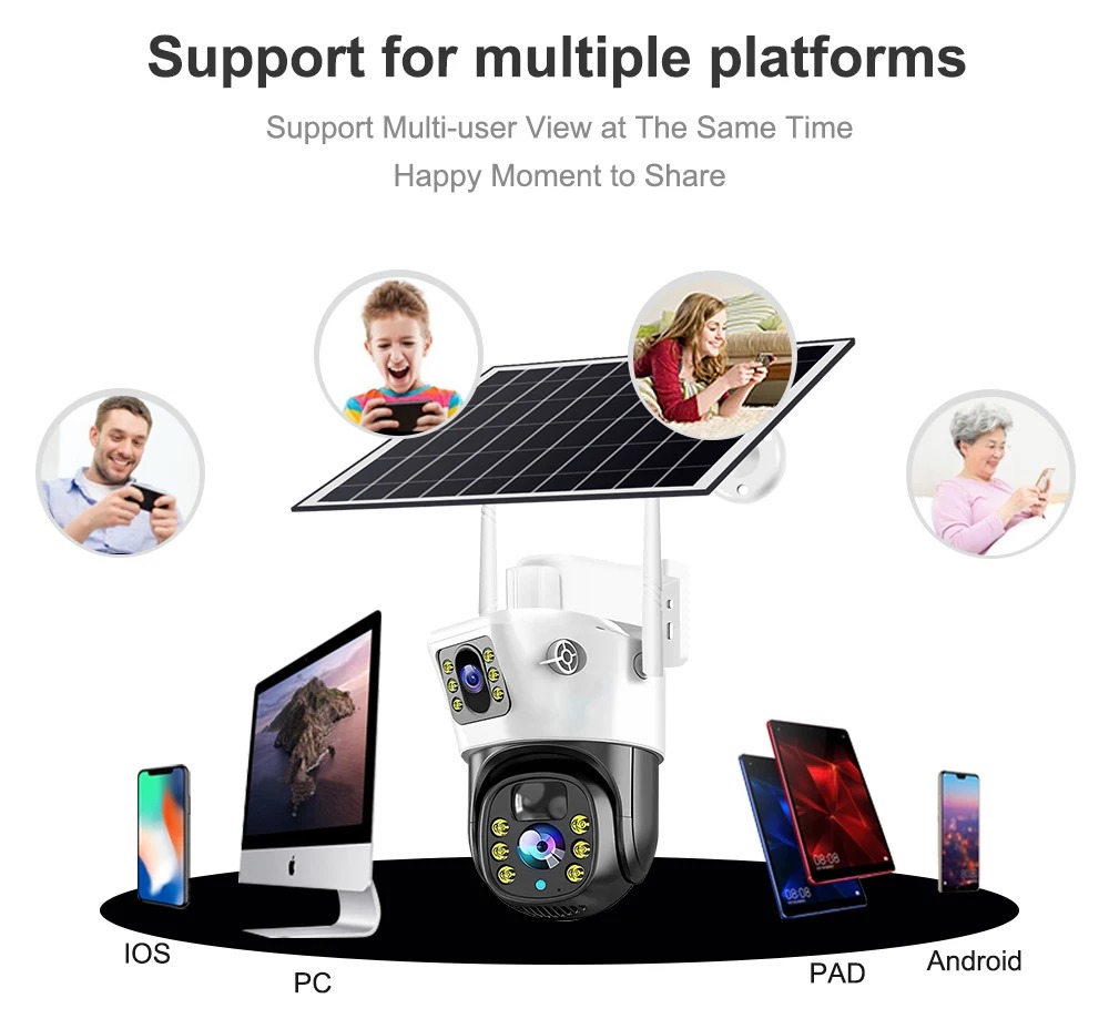 4G / WiFi Solar Camera Dual Le - Ip Camera Outdoor 4K reseña y precio