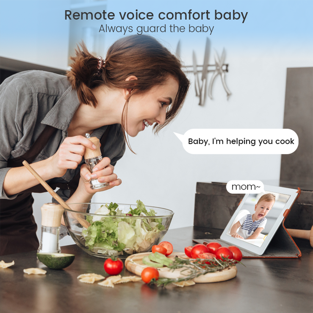 4MP WiFi xiaovv indoor Baby Mo - Home Security Tech reseña y precio