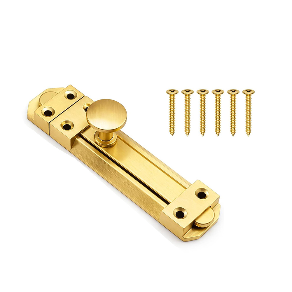 5 Inch Solid Brass Sliding Doo - Home Security Door Lock reseña y precio