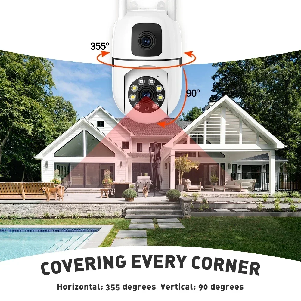 4K 8MP WiFi Surveillance Camer - Ip Camera Outdoor 4K reseña y precio