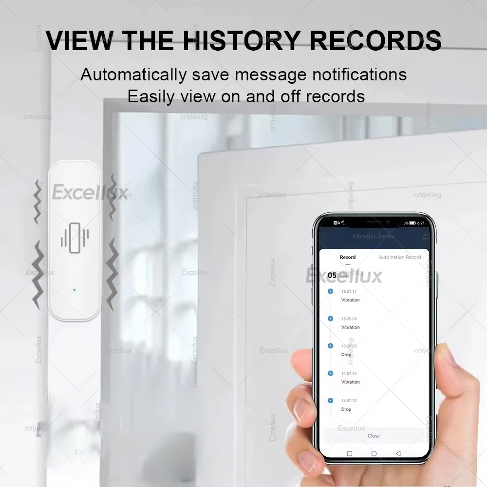 Zigbee Smart Vibration Sensor  - Home Security Tools reseña y precio