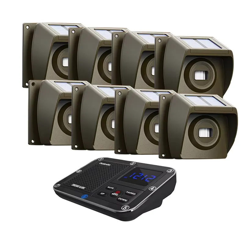 Outdoor Solar - Powered Wirele - Home Security Alarm System reseña y precio
