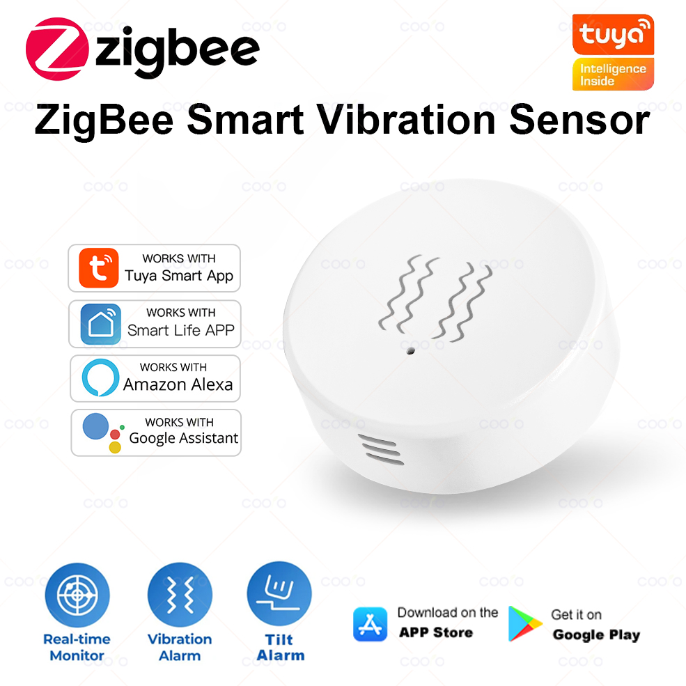 ZigBee Tuya Smart Vibration Se - Home Security Alarm System reseña y precio