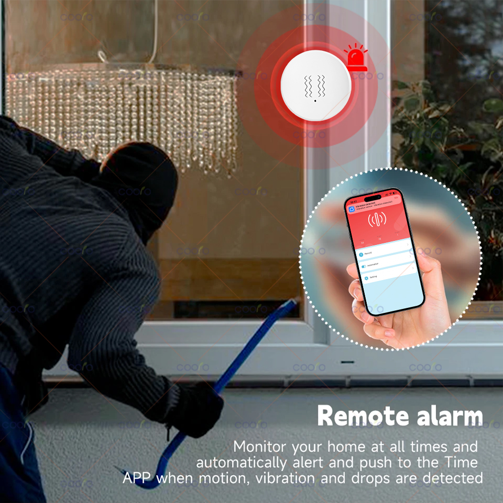 ZigBee Tuya Smart Vibration Se - Home Security Alarm System reseña y precio